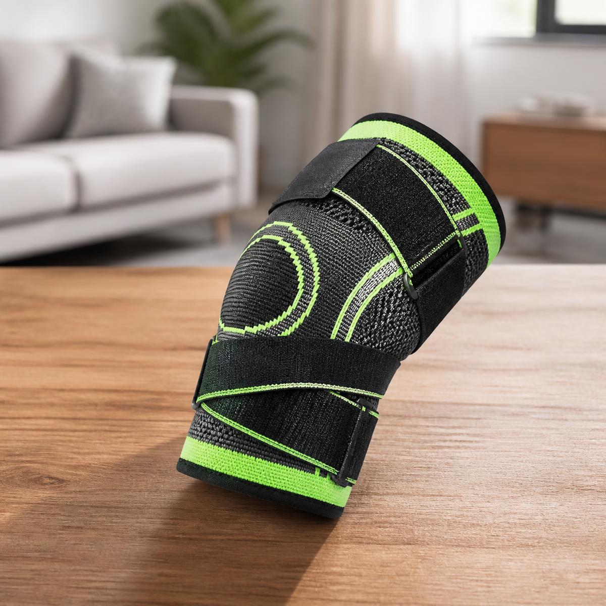 Uma joelheira FLEXGUARD PRO sobre a mesa